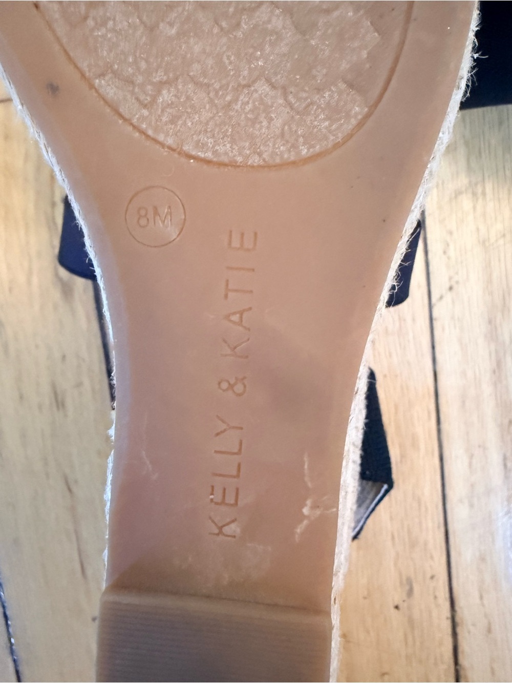 Kelly & Katie Black Crisscross Slingback Flats - Picture 5 of 5